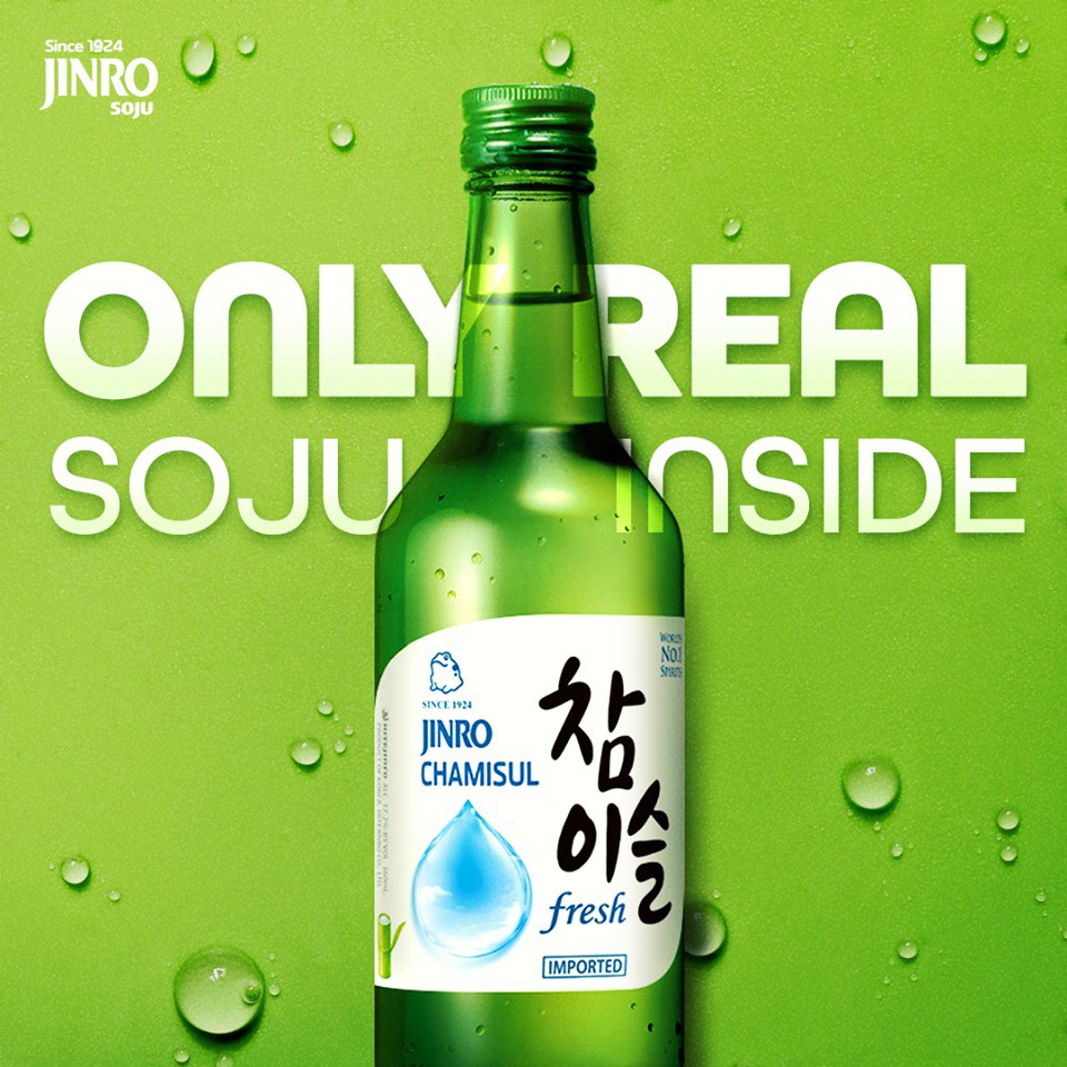 Jinro Korean Soju Chamisul X 360ml X 20 Bottles Shopee Singapore 