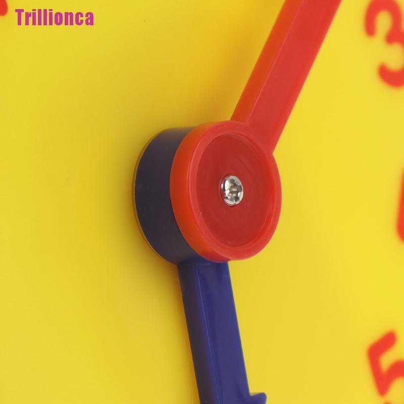[Trillionca] Kid 4 inch 12/24 hour gear clock montessori student learning clock time teacher