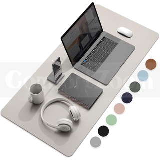 Double Sided Mouse Pad Large Office Writing Desk Computer Leather Mat Mousepad Home Accessories