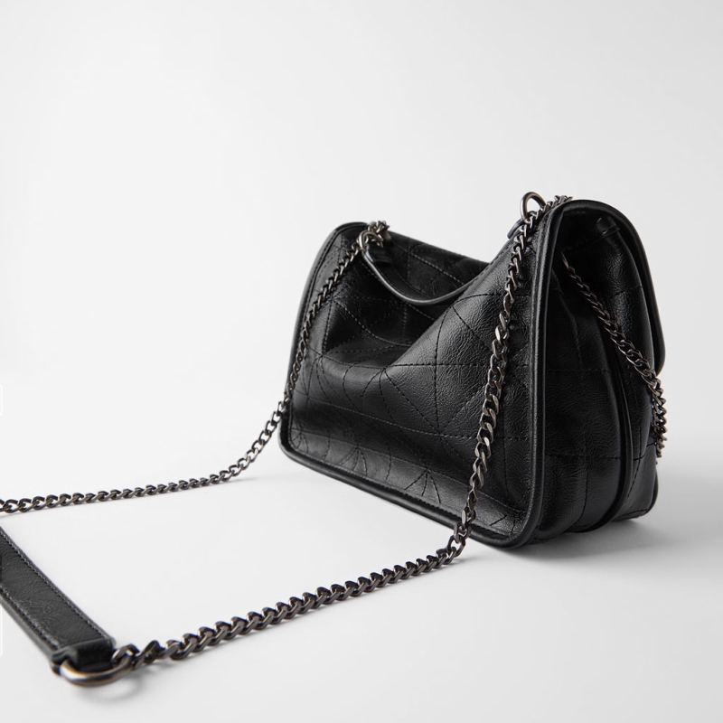 black handbag zara