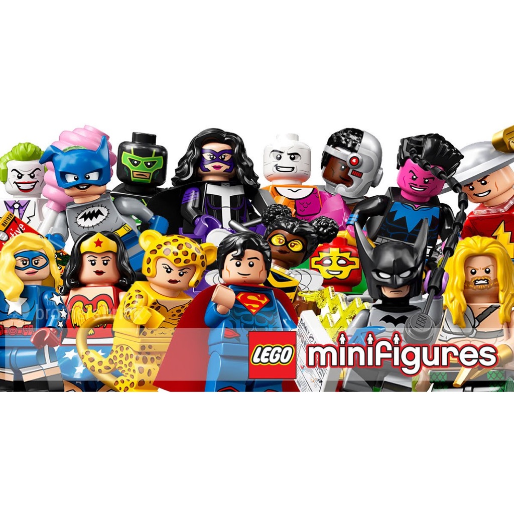 71026 LEGO Minifigures DC Super Heroes COMPLETE SET OF 16 