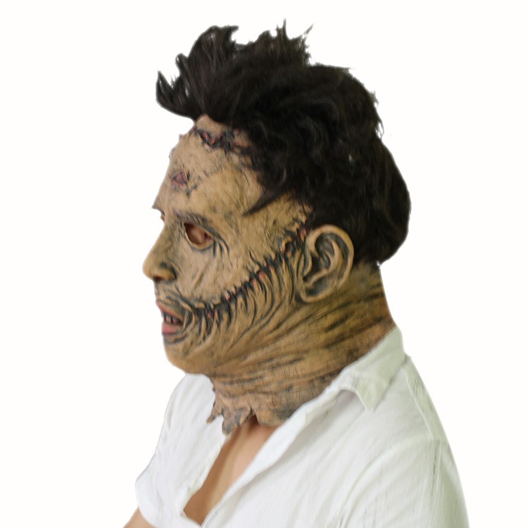 Halloween Horror Masks Leatherface Original Mask Texas Chainsaw Massacre Mask Shopee Singapore - roblox leatherface mask
