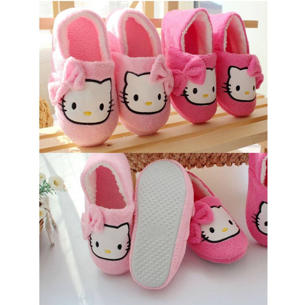 Hk Bedroom Slippers House Slippers Kitty Women Comfortable Shoes Cute