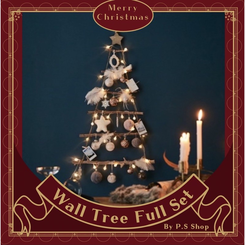 Fantastic Christmas Wall Trees 80cm Diy Decor Mood Tree Ver 1 Jo Art Ver 2 Bebe Deco Shopee Singapore