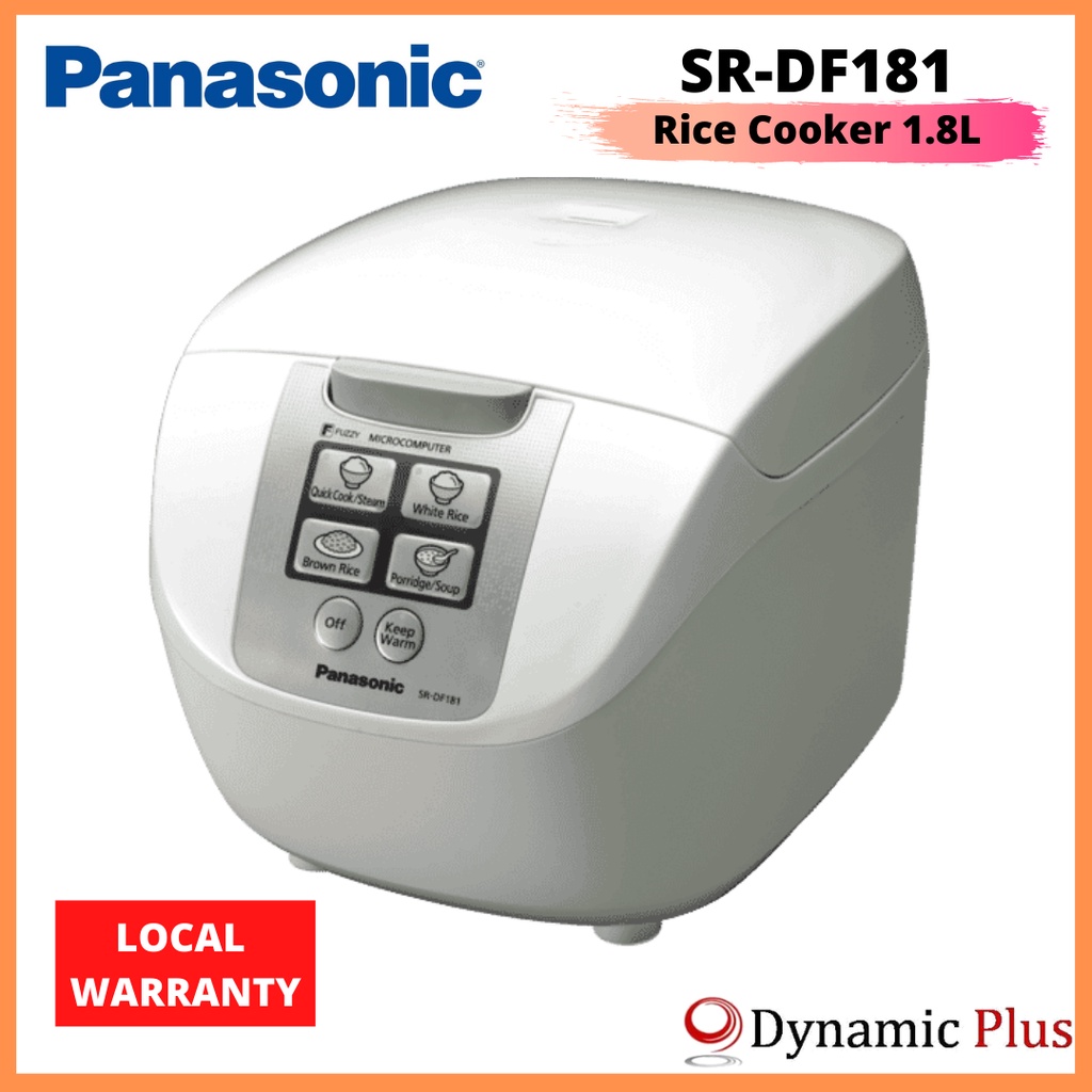 Panasonic SRDF181 1.8 Litre Rice Cooker Shopee Singapore