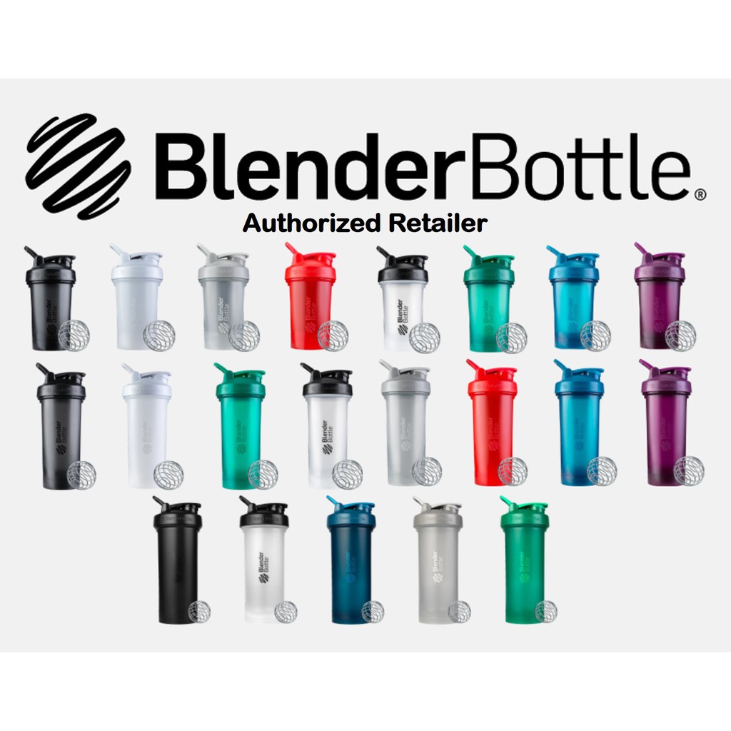 BlenderBottle Classic V2 Shaker Bottle 20/28/45 Oz Assorted Protein