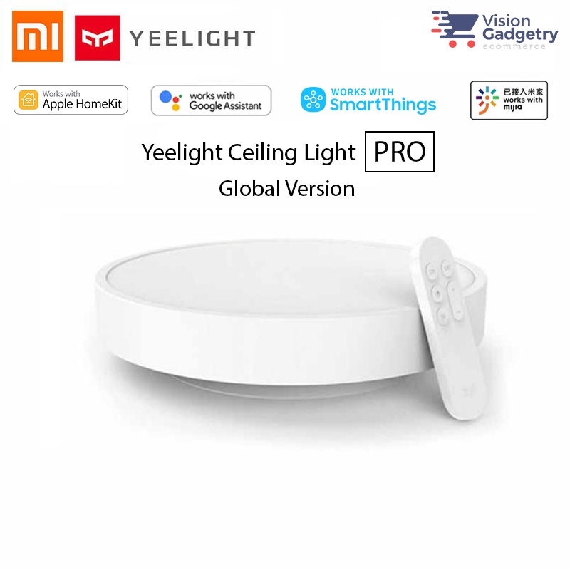 Xiaomi Yeelight Mi Mijia Smart Led Ceiling Light Pro Wifi Bluetooth Remote Lamp Homekit Ylxd76yl Singapore