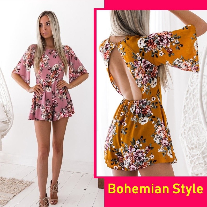 bohemian outfit shopee