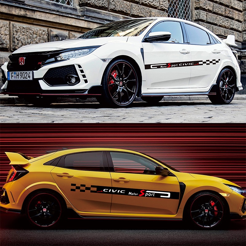 Honda 10 Th Generation Civic Latte Art Car Body Side Door Bumper 