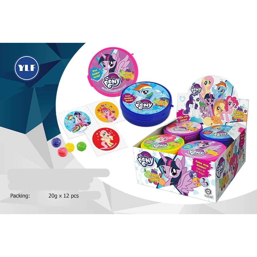 MY LITTLE PONY TIN MIX FRUIT CANDY 