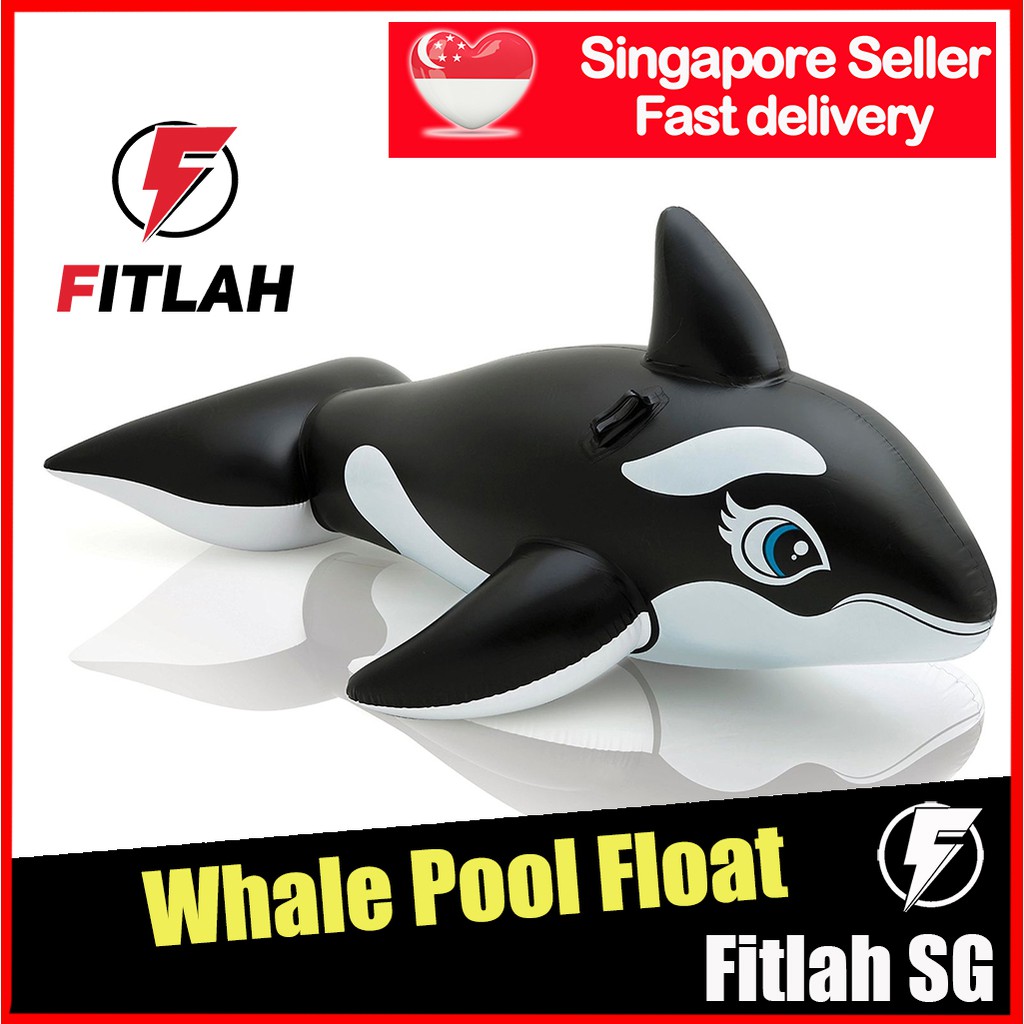 inflatable killer whale pool toy