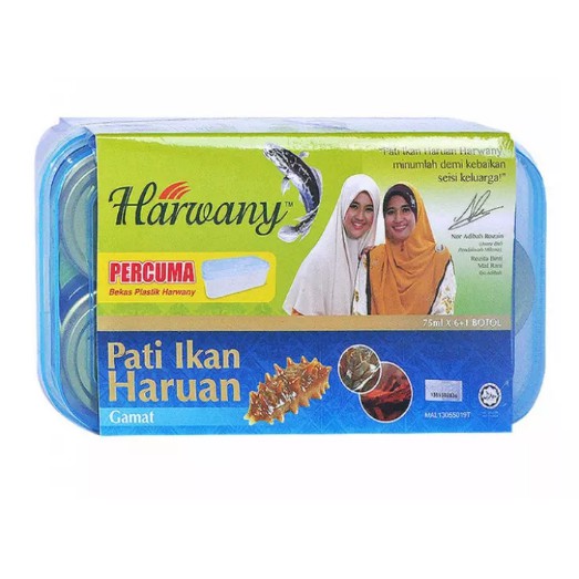 Harwany Harwany Harwany Fish Gamat 75ml 6 1 Bottle Shopee Singapore
