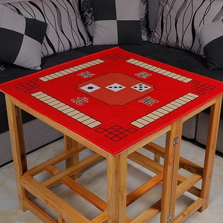 Mahjong Tablecloth Mat for Home Playing Cards Square Mahjong Table Cloth Thickened Silencer Non-Slip Hand Rub Mahjong Mat Cover Cloth/Ready Stocks Mahjong Table Mat 78 / 80cm , 0.3cm Thickness | Natural Rubber | Non-Slip | Sound Insulation | No Odor #7