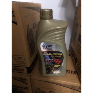 Ptt Challenger Synthetic 4t 10w 40 1000ml Shopee Singapore