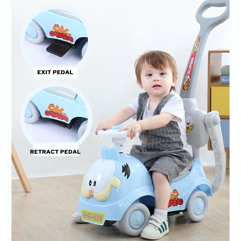 BabyDairy Twist New Kids Music Baby Hand Push Scooter 1-3-year-old Toy Niuniu Swing Slippery Car – Baby Dairy >>> top1shop >>> shopee.sg