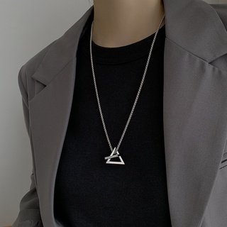Image of thu nhỏ 【AnnaHouse】Korean Geometric Square Necklace Fashion Ins Cool Wind Hip Hop Boys and Girls Simple Fashion  Versatile 012 #2