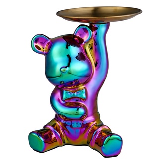 Living Room Entrance Violent Bear Key Storage Tray Coffee Table Decoration Ornaments Home Decorations Housewarming Gifts [Quality Life] #5