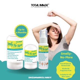 Image of [60g/120g] Smelly-No-More Natural Crystal Roll-On Deodorant Stick Spray Daily Feminine Wash 200ML