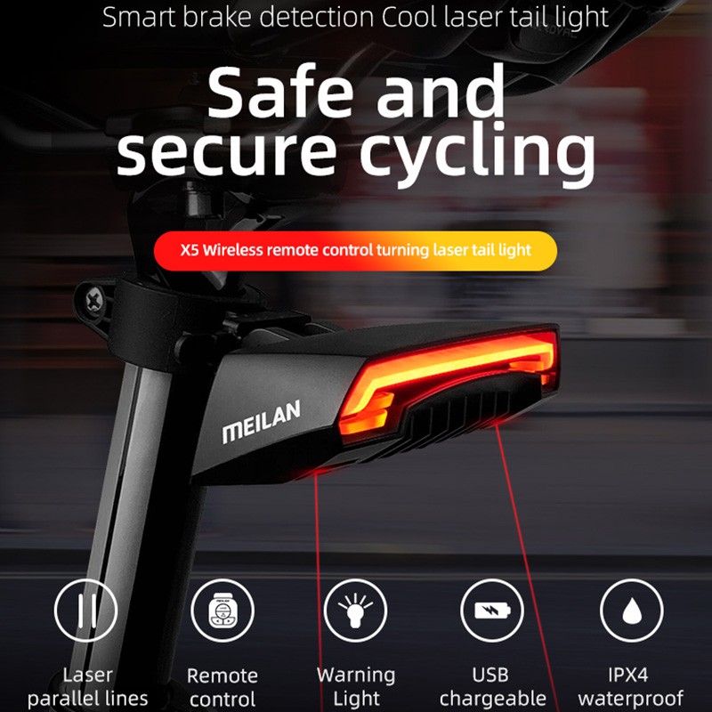 bike light with remote
