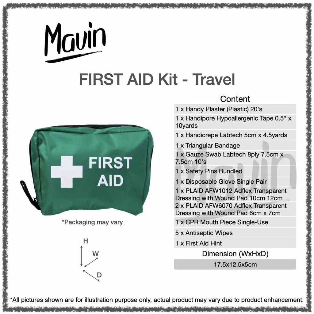 travel first aid kit singapore