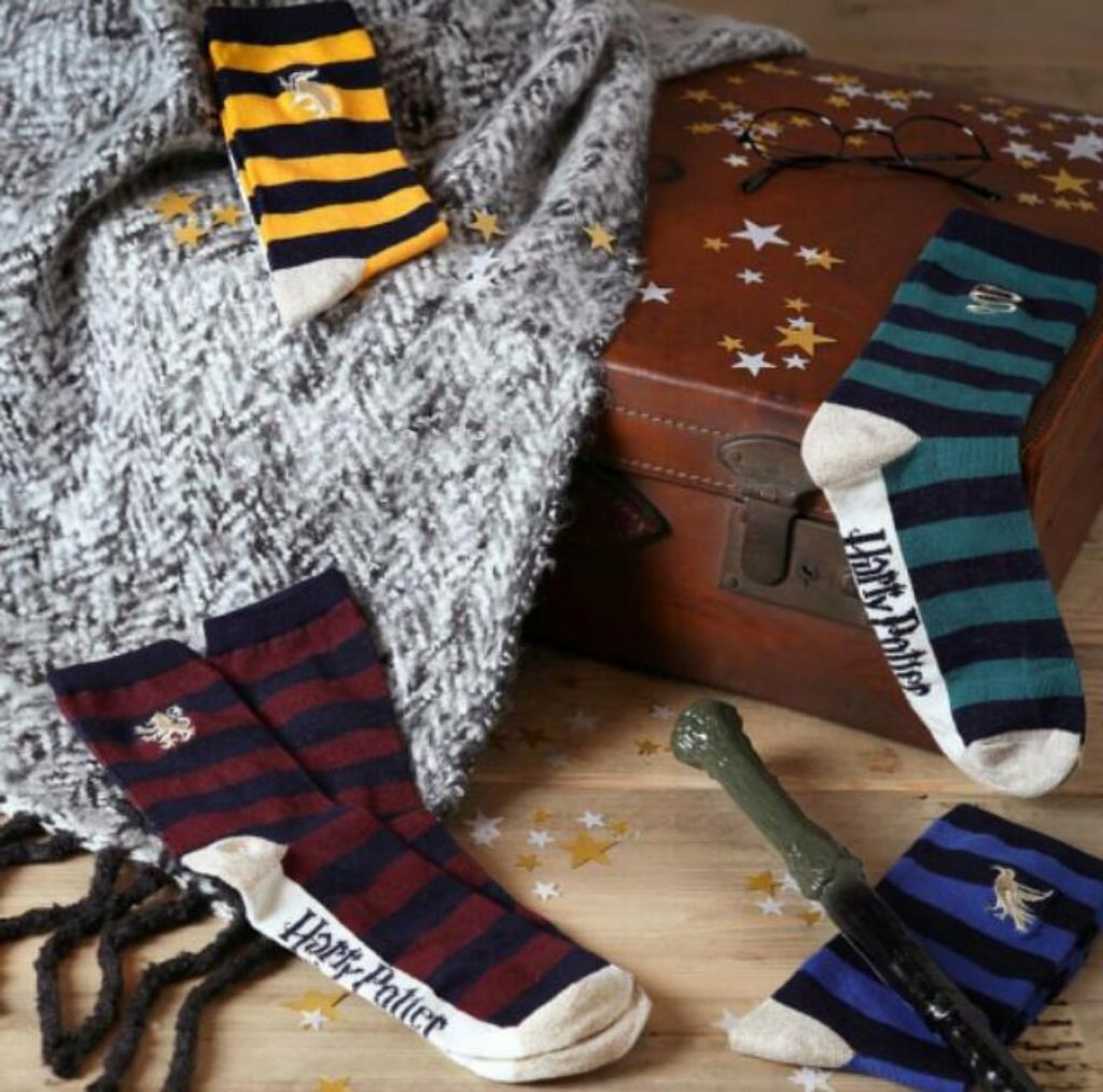 Harry Potter Women's Socks Primark Gryffindor Slytherin Hufflepuff Ravenclaw Fun 