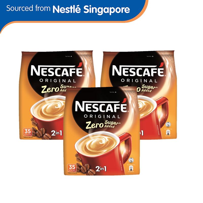 Nescafe 2in1 Instant Coffee Zero Sugar Added x3 Shopee Singapore