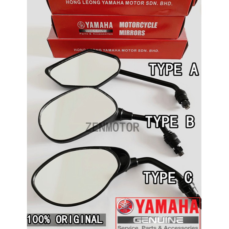 Shop Malaysia Original Yamaha Side Mirror Universal Yamaha Side Mirror Y15zr Side Mirror Lc135 Y125z Srl115 Y125z Cermin Yamaha 100 Shopee Singapore