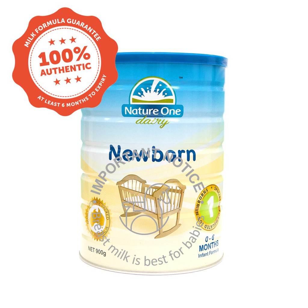 Nature One Dairy Standard Infant Newborn Formula Step 1 900g | Shopee ...