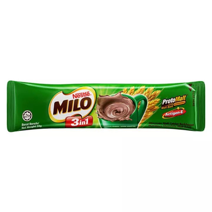 Milo 3 In 1 Activ Go 24 Pack X 18 Sticks X 33g Sachets Free Delivery Within 3 Working Days Shopee Singapore