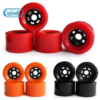 Pack of 4 Z-FIRST 62mm Roller Skates Wheels Aluminum Alloy Speed Skate Wheels Replacement Wheels with ABEC-9 Bearing
