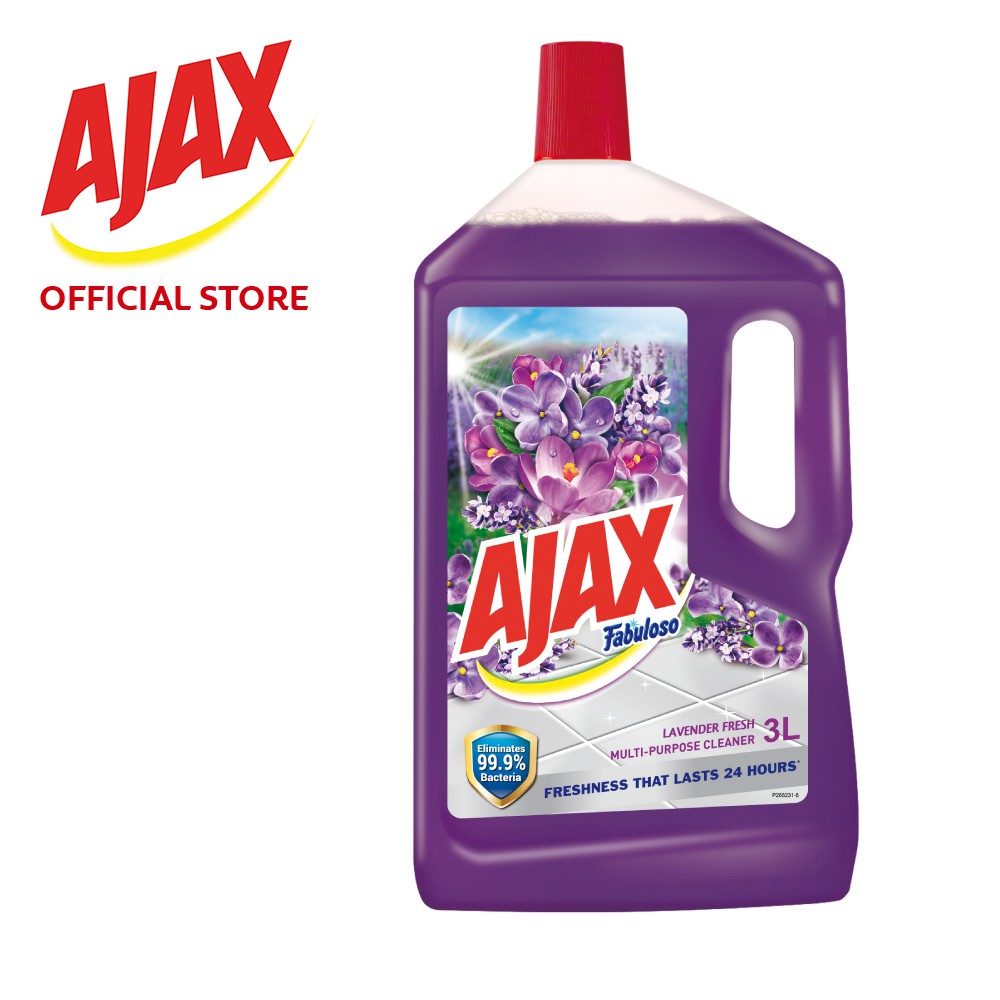 Eliminates 99 9 Bacteria Ajax Fabuloso Lavender Multi Purpose