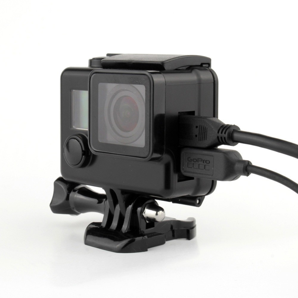 Hero 4 Black Side Open Protective Housing Case For Gopro Hero 4 3 3 Action Camera Shopee Singapore