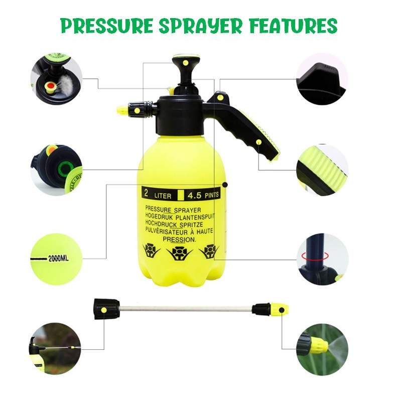 PRESSURE GARDEN SPRAY WITH EXTENSION ROD SET | Shopee Singapore