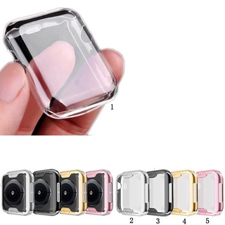 TPU Protector Case All-around Ultra-thin For IWatch Watch Series 7 6 5 4 3 2 1 SE 38mm 40mm 42mm 44mm Series 7 41mm 45mm