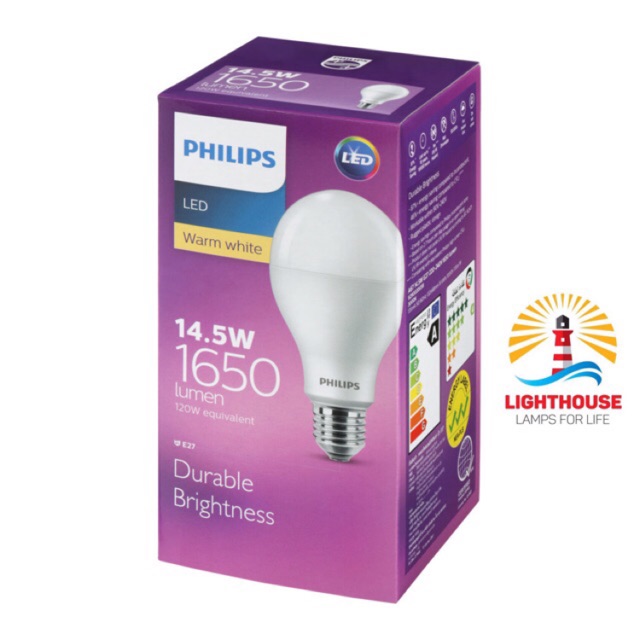  Philips  Led  Bulb 14  5w Led  14  5  Watt  14w E27 Yellow Warm 