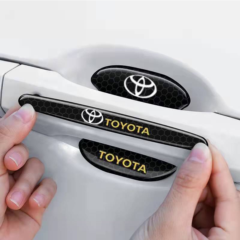 [Ready Stock] 8pcs Toyota Car Door Handle Protector Inner Bowl Anti