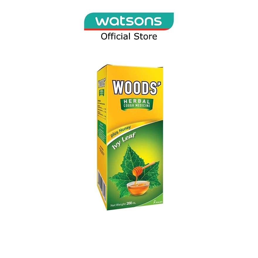 Woods Herbal Cough Syrup Ivy Leaf Plus Honey 200ml Shopee Singapore