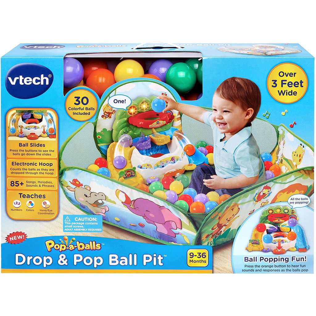 vtech pop a ball pop & drop digger