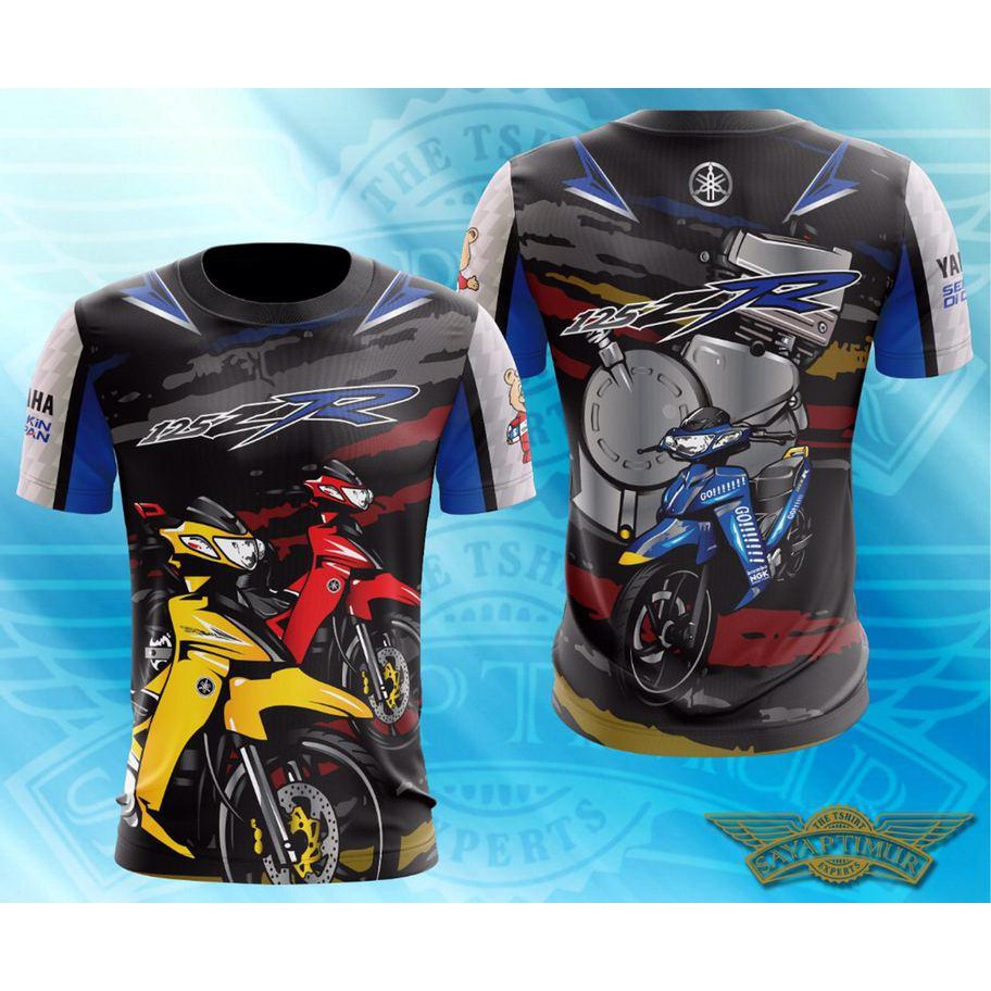 Shop Malaysia T Shirt Yamaha 125zr Baju Motor Sublimation 125zr Shopee Singapore