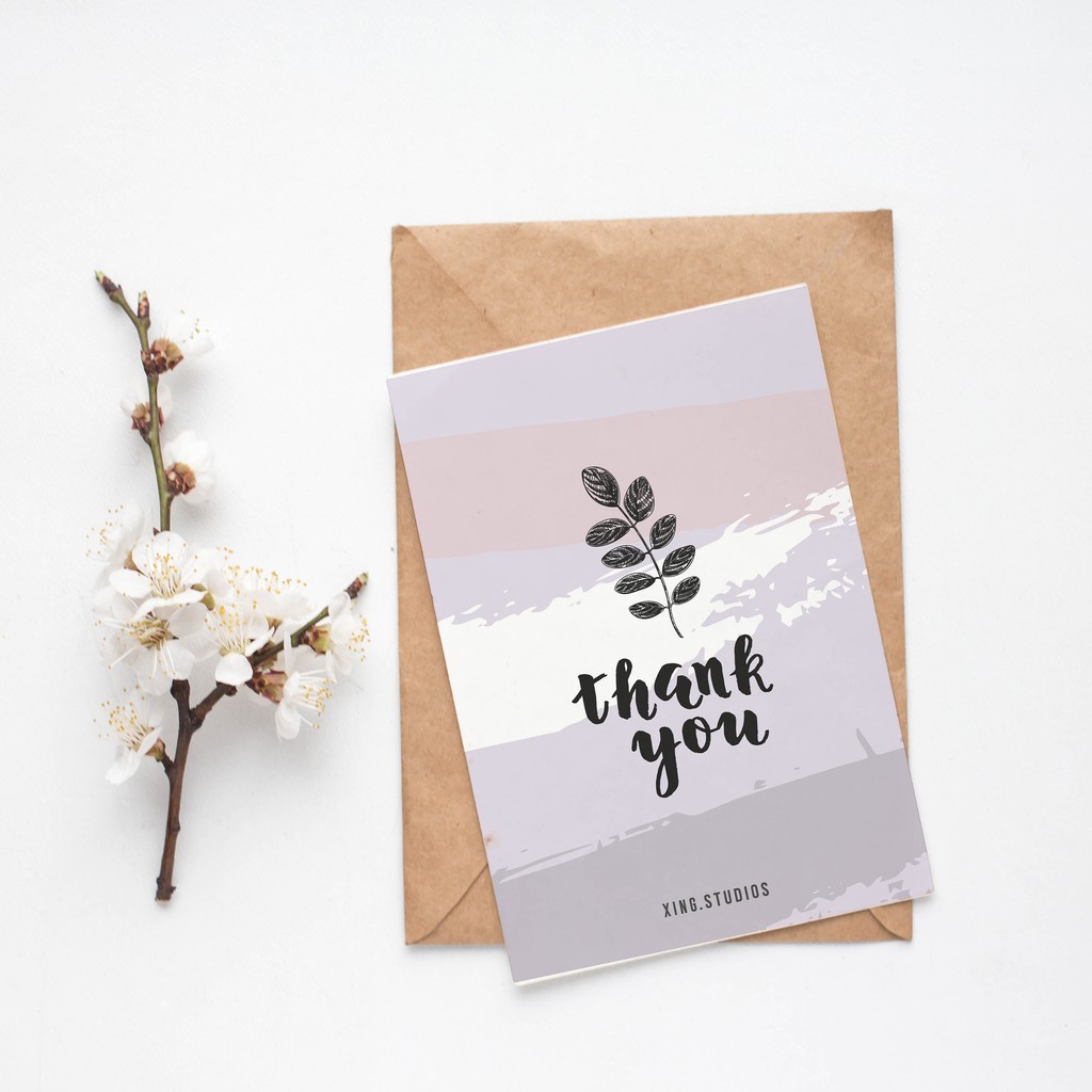 thank you card shopee