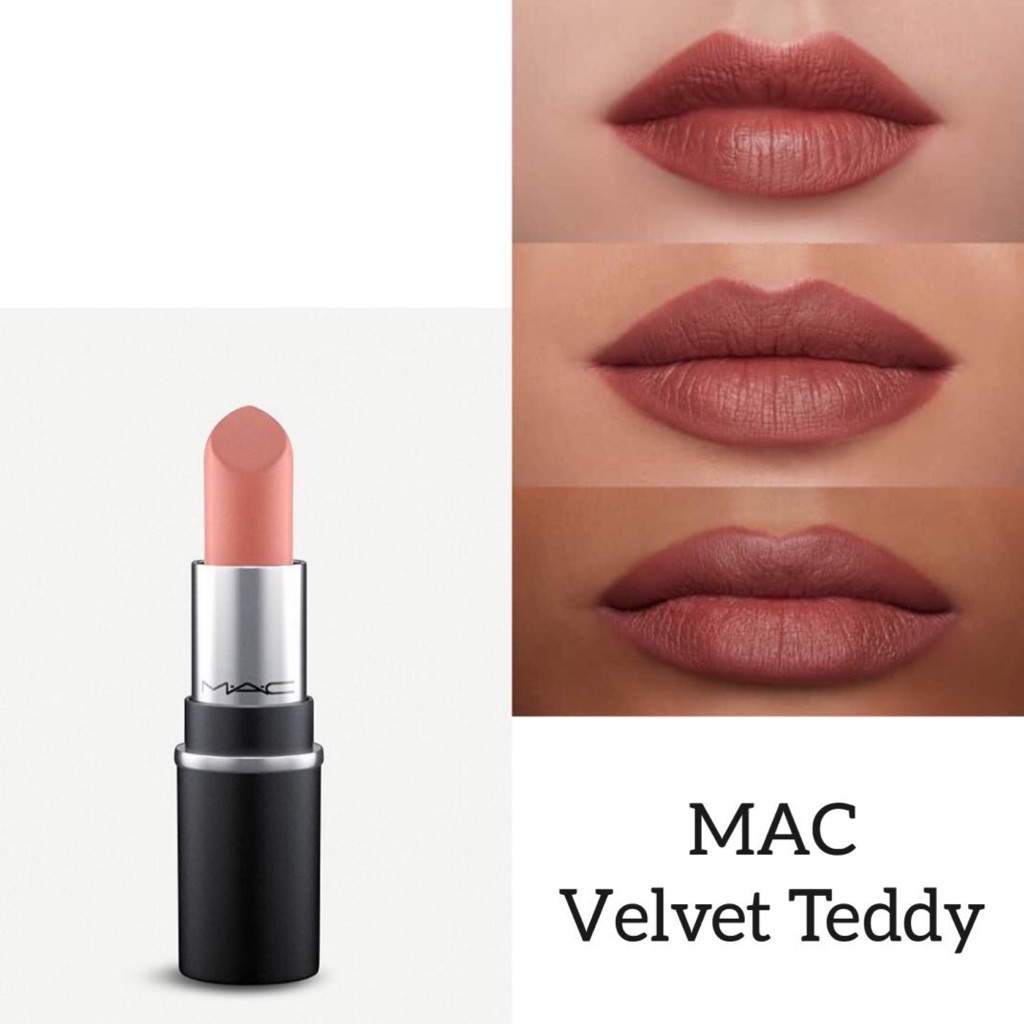 M.A.C Lipstick Velvet Teddy *New* | Shopee Singapore