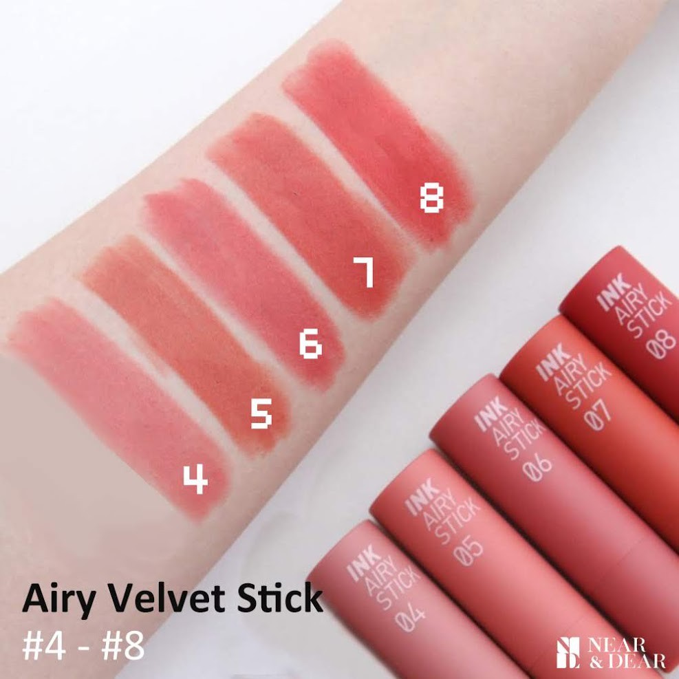 Peripera New Colors Ink Airy Velvet Stick Shopee Singapore