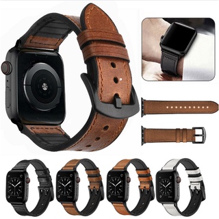 Compatible for A-pple Watch Series 7 6 5 4 3 2 1 Leather i-Watch Band Strap 38/42/40/44mm