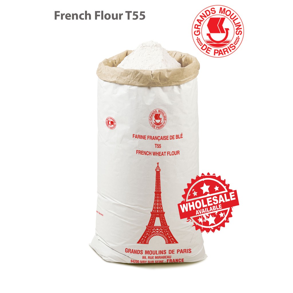 Malaysia] T55 French Flour 1KG / T55 French Wheat Flour / Grands