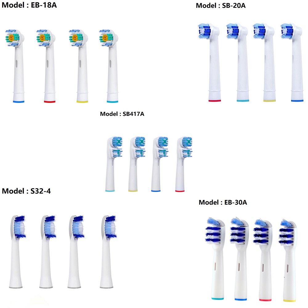 oral b dual clean brush heads