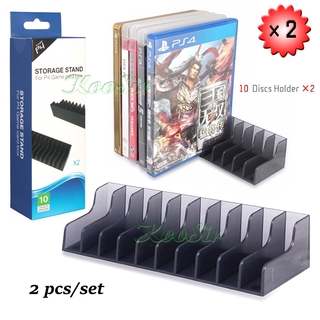2 pcs/Pack PS4 Slim Pro Game Accessories CD Disk Stand Storage Bracket PS 4 Discs Holder  for Sony Playstation 4 Game Disc Rack