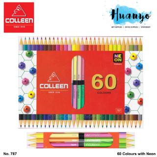 Colleen 787 Neon Colour Pencil 30 Pencils 60 Colors #0