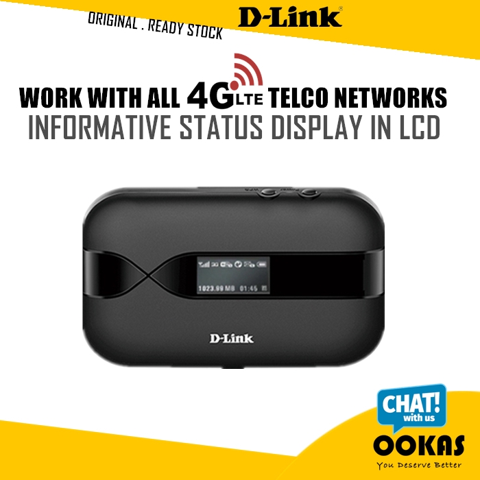 Shop Malaysia D Link New Dwr 932 D3 4g Lte Portable Mifi Wireless Modem Wifi Router For Unifi Mobile Digi Shopee Singapore
