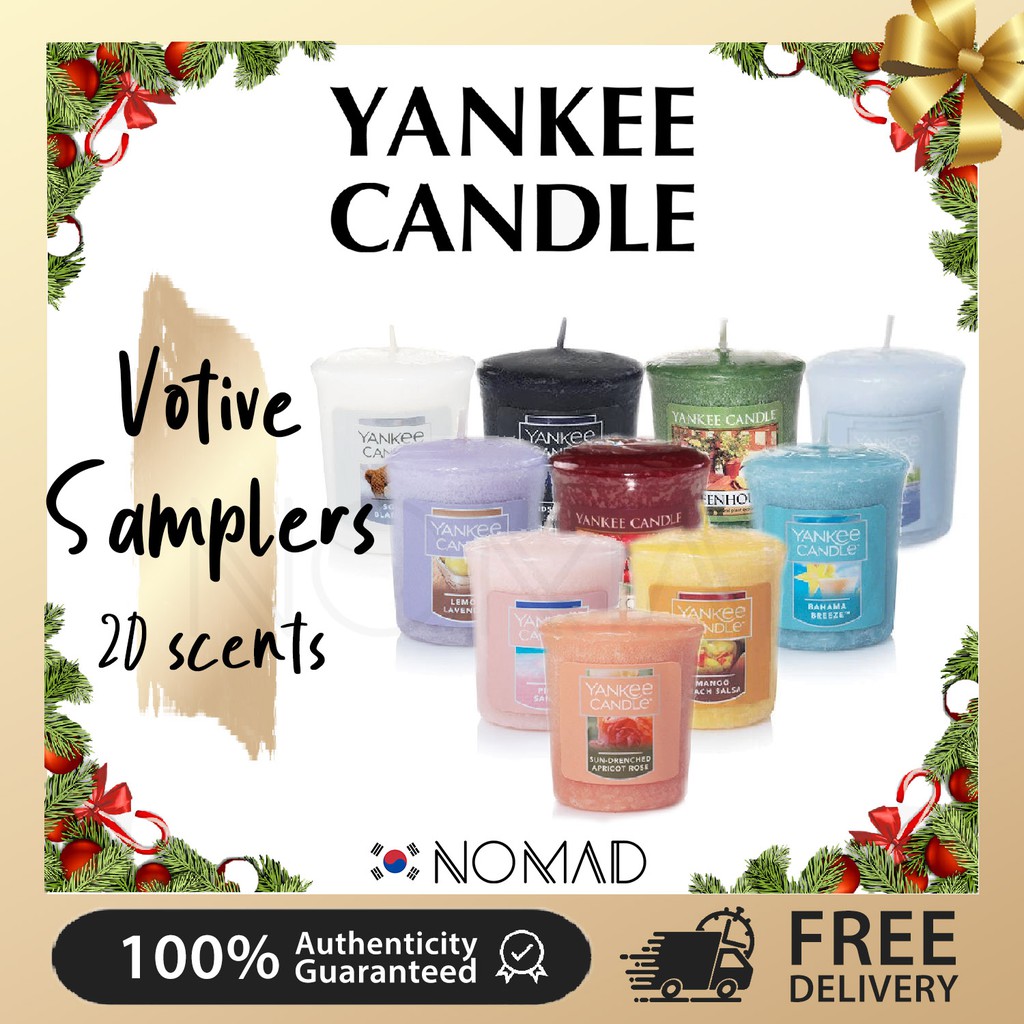 [Yankee Candle] Votive Samplers Mini Candle 20 scents ( Midsummer's