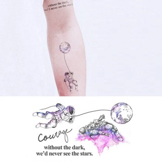 Image of thu nhỏ Temporary tattoo - Spaceman Fly #0